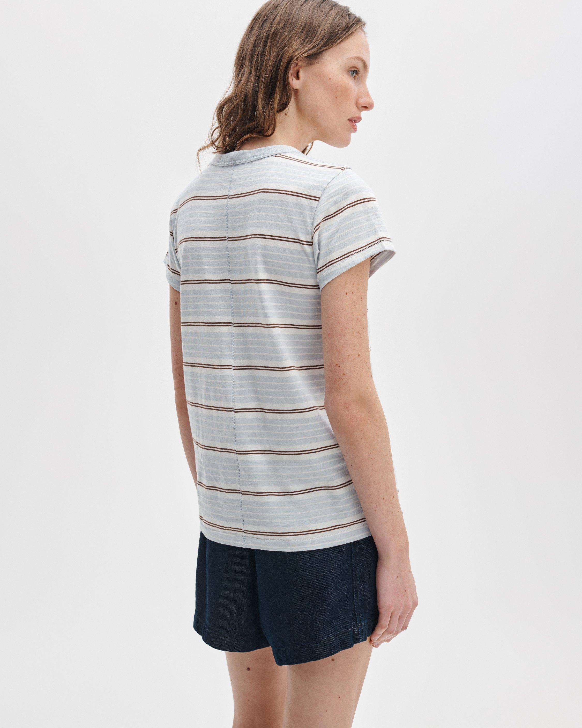 The Slub Striped Tee by RAG&BONE