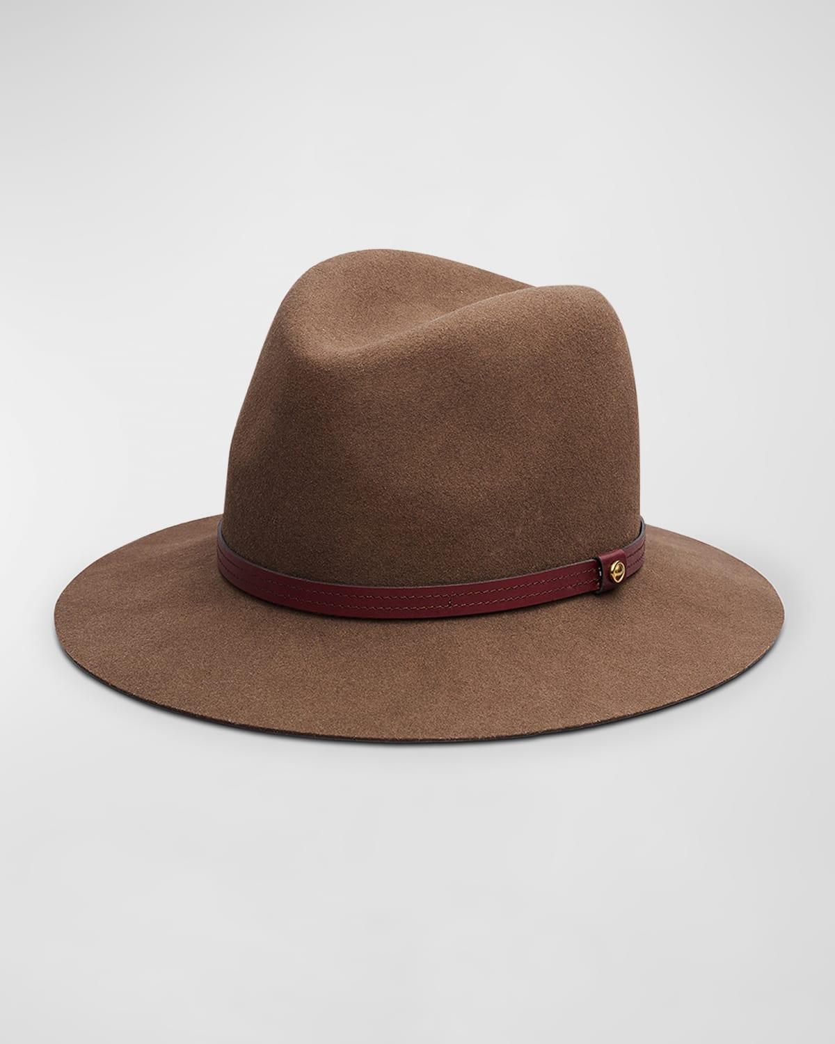 Wool Fedora With Leather Band by RAG&BONE