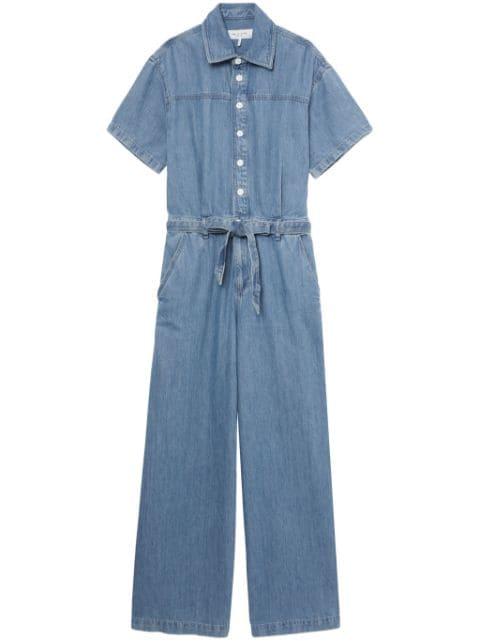 belted denim jumpsuit by RAG&BONE