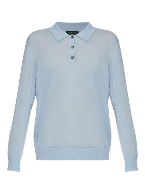 buttoned polo top by RAG&BONE