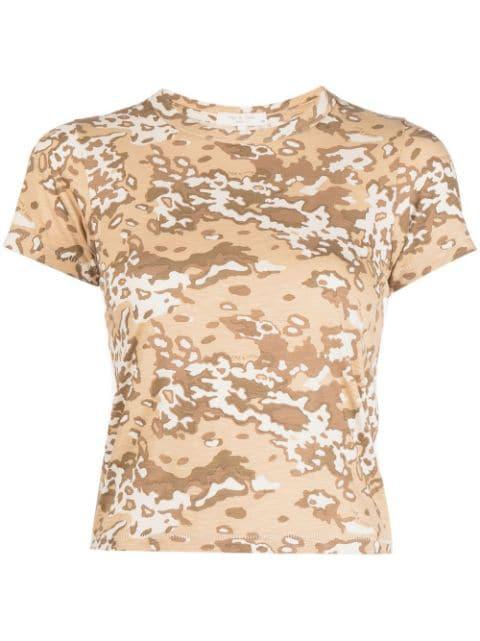 camouflage-print short-sleeved T-shirt by RAG&BONE