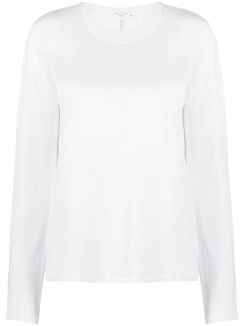 crew-neck drop-shoulder top by RAG&BONE