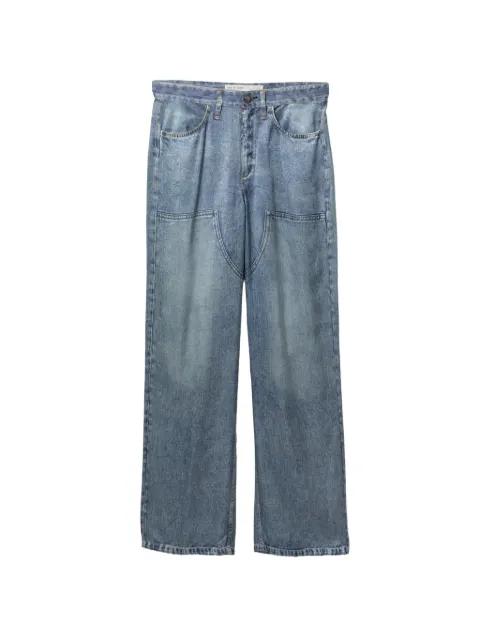 denim-printed trousers by RAG&BONE