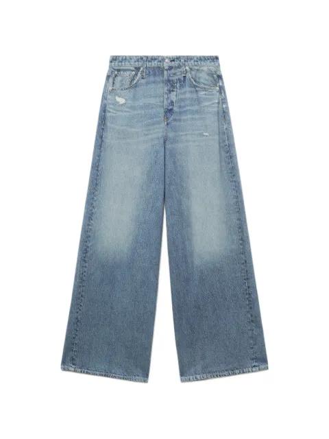 distressed wide-leg denim by RAG&BONE