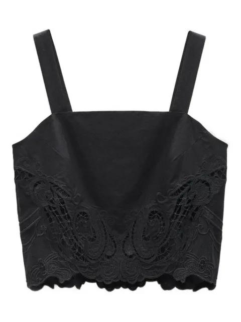 embroidered square-neck top by RAG&BONE