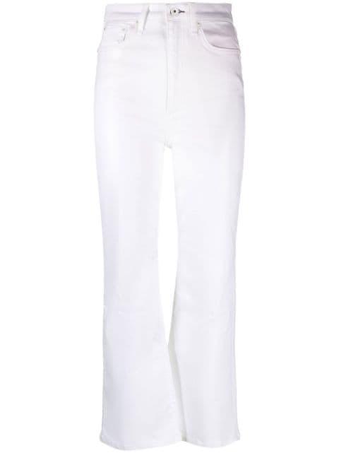high-waist cropped jeans by RAG&BONE
