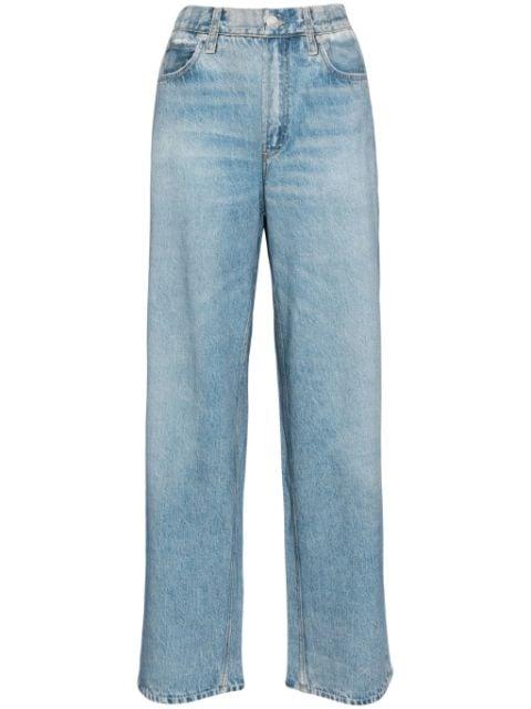 jeans-print straight trousers by RAG&BONE