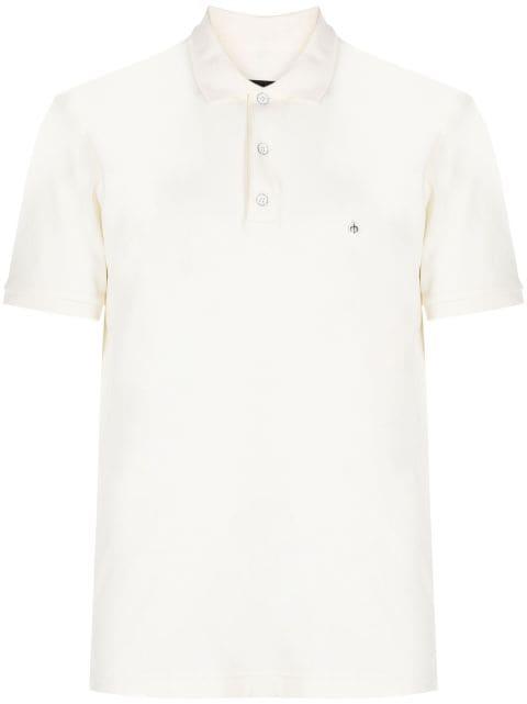 logo-embroidered cotton polo shirt by RAG&BONE
