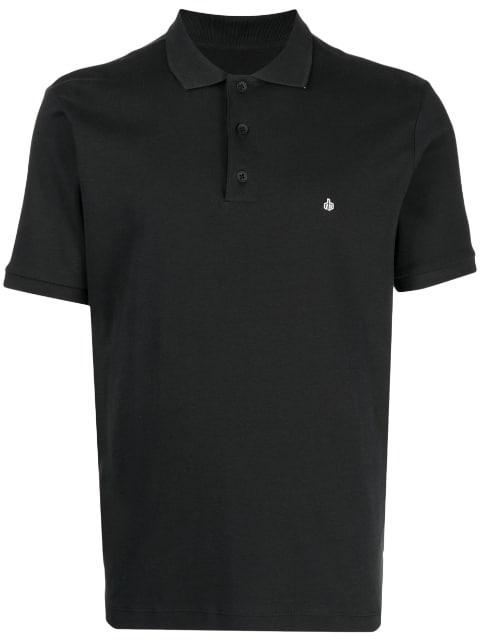 logo-embroidered cotton polo shirt by RAG&BONE