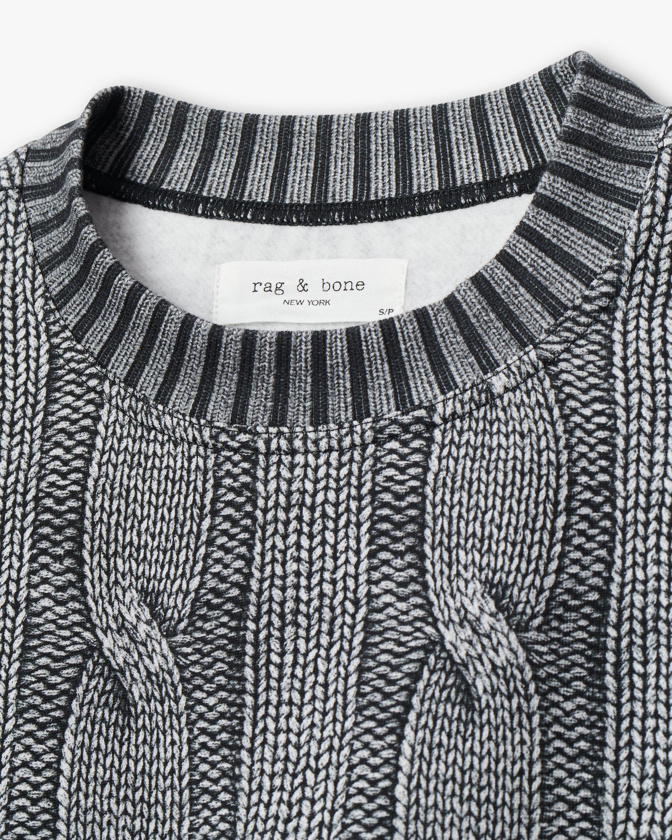 rb Miramar Cable-Effect Sweatshirt by RAG&BONE