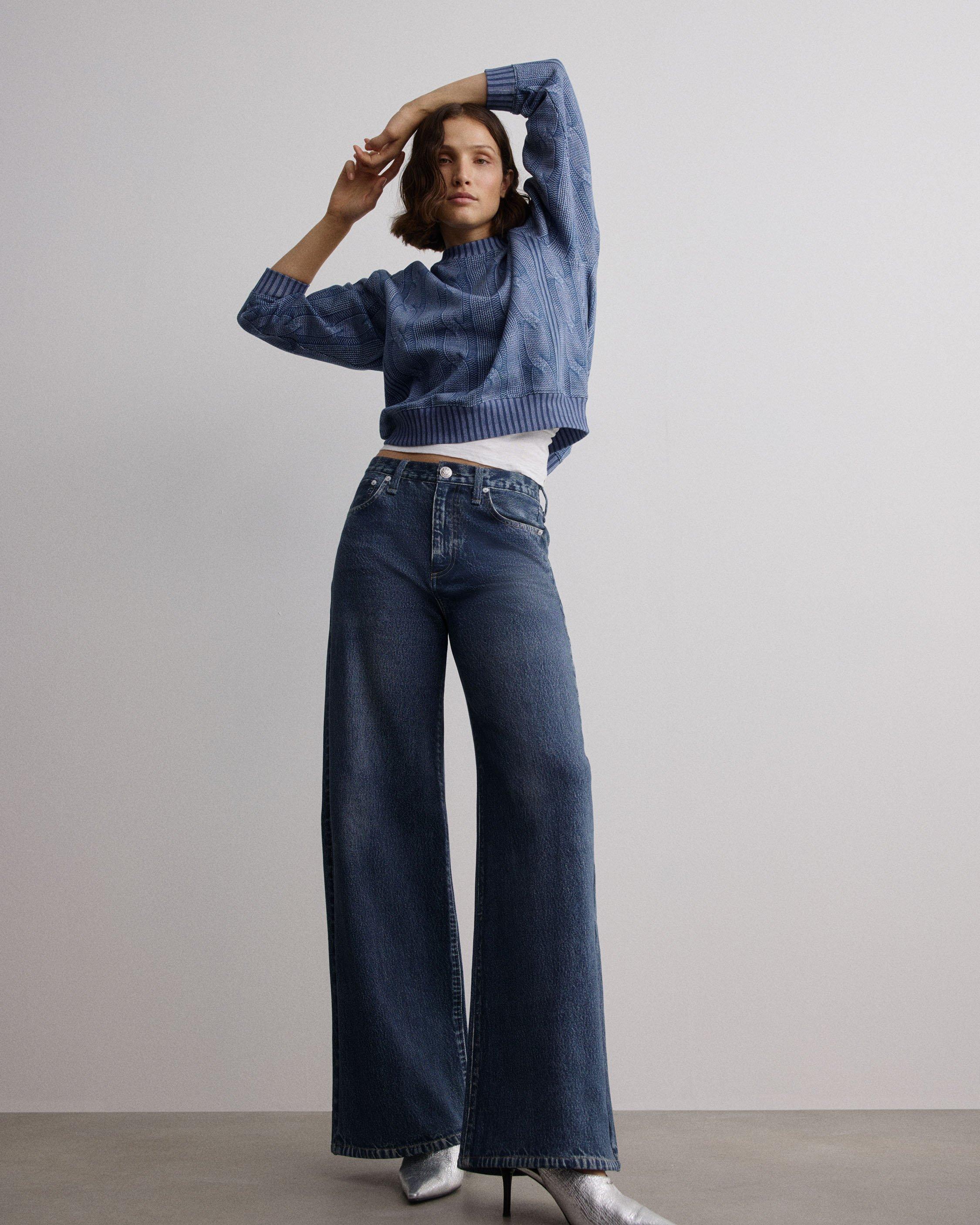 rb Miramar Cable-Effect Sweatshirt by RAG&BONE