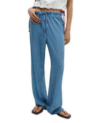 rb Miramar Crinkled Swim Cover-Up Pants by RAG&BONE