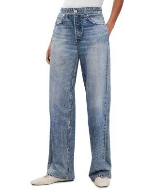 rb Miramar Mid Rise Wide Leg Cotton Terry Sweatpant Jeans by RAG&BONE