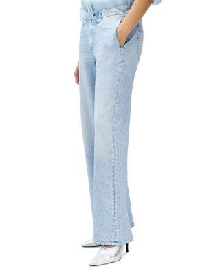 rb Miramar Mid Rise Wide Leg Cotton Terry Sweatpant Jeans by RAG&BONE