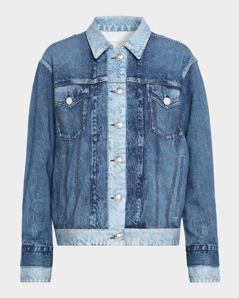 rb Miramar Oversized Combo Trucker Jacket by RAG&BONE