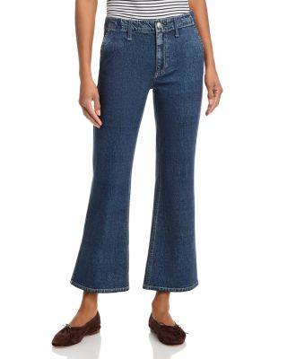 rb Miramar Pont&eacute; High Rise Kick Flare Sweatpant Jeans in Eve by RAG&BONE