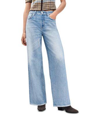 rb Miramar Sofie High Rise Wide Leg Sweatpant Jeans by RAG&BONE