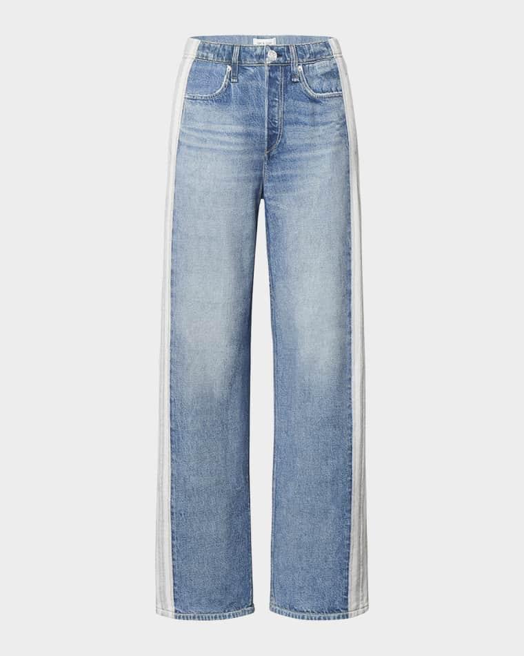 rb Miramar Terry Wide-Leg Track Jeans by RAG&BONE