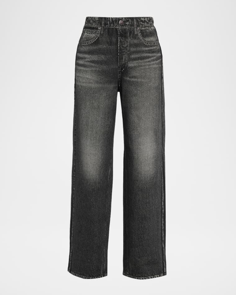 rb Miramar Terry Wide-Leg Track Jeans by RAG&BONE