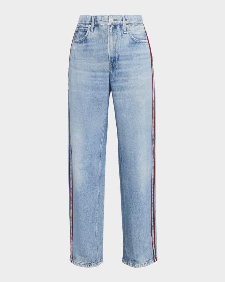rb Miramar Terry Wide-Leg Track Jeans by RAG&BONE