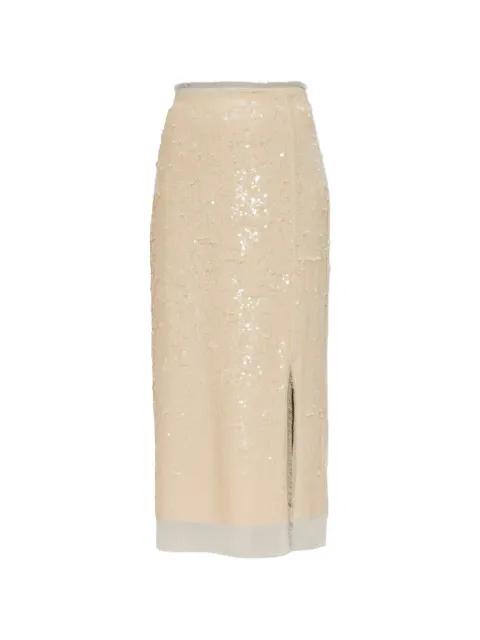 sequin-embellished frayed skirt by RAG&BONE