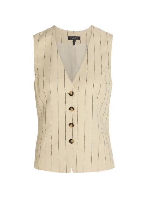 striped buttoned vest by RAG&BONE