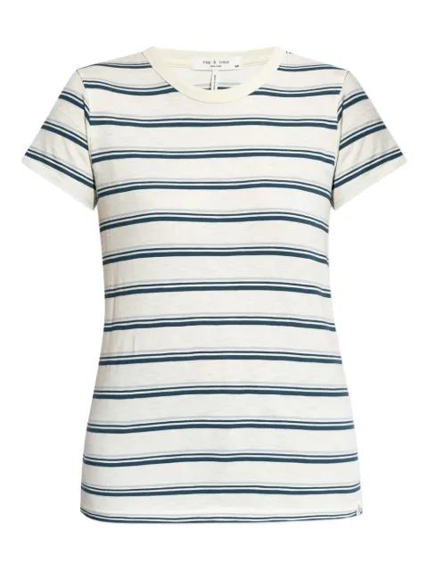 striped crew-neck T-shirt by RAG&BONE