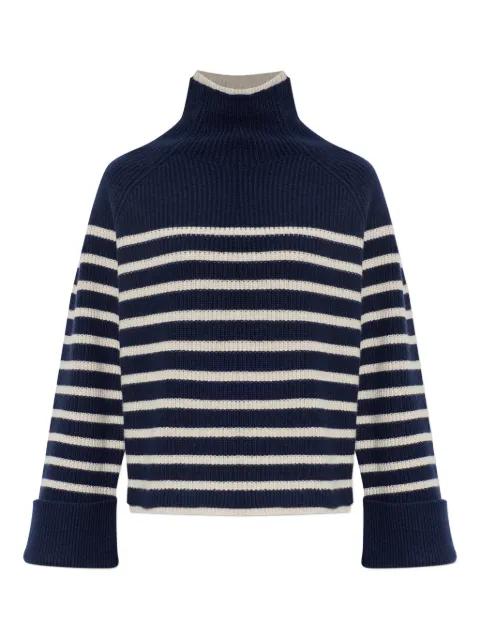 striped roll neck sweater by RAG&BONE