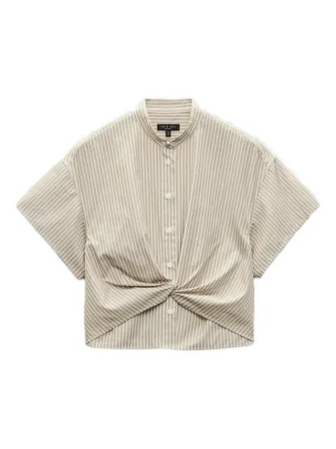 twisted striped shirt by RAG&BONE