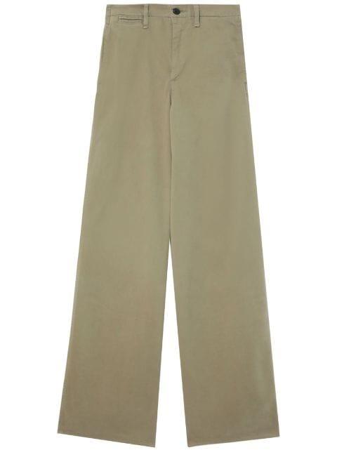 wide-leg stretch-cotton trousers by RAG&BONE