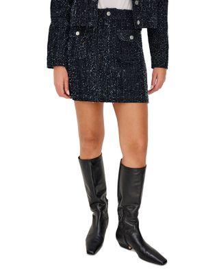 Abbot Mini Tweed Skirt by RAILS
