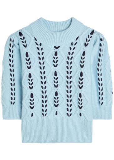 Addy cable-weave cotton-blend jumper by RAILS