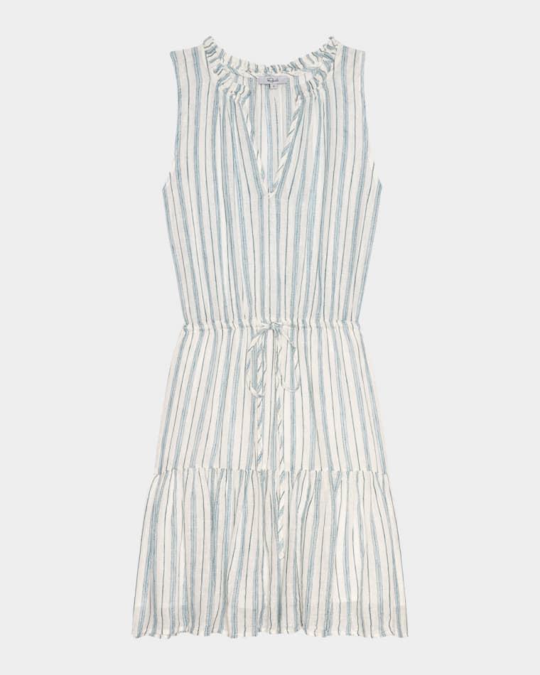 Albany Striped Linen Minidress by RAILS