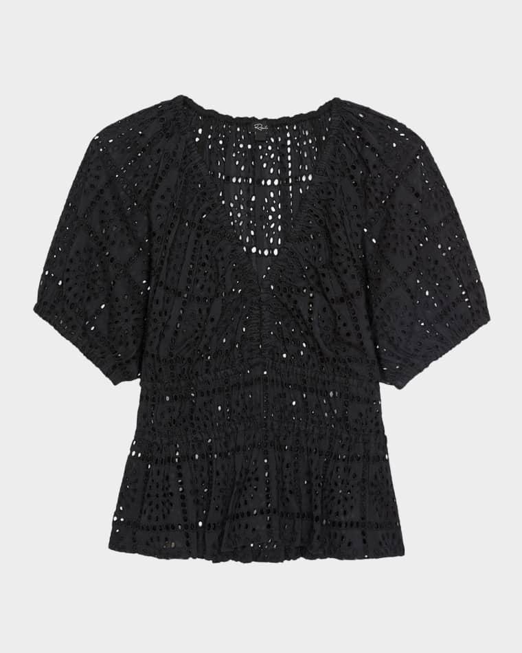 Argenta Cotton Eyelet Crop Top by RAILS