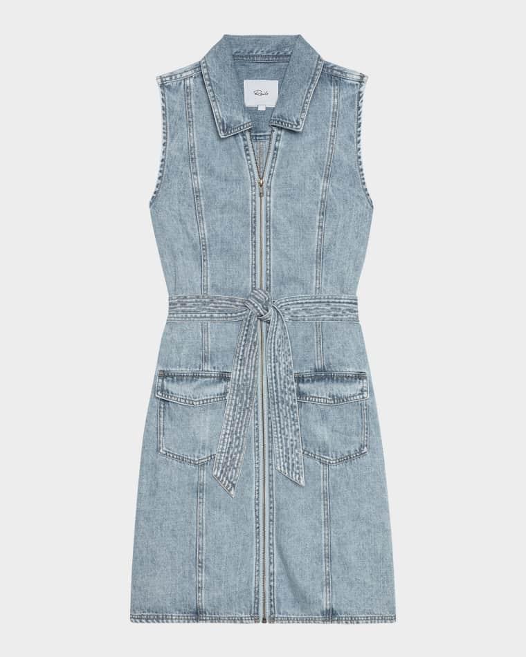 Aurora Denim Mini Dress by RAILS