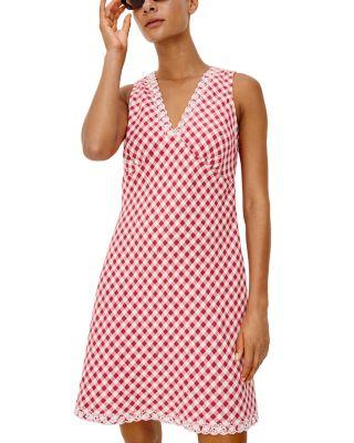 Bex Linen Gingham Mini Dress by RAILS