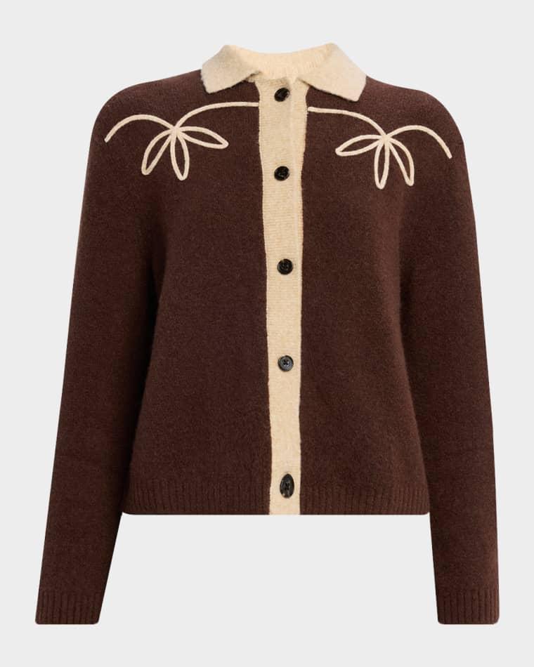 Brunna Contrast Knit Cardigan by RAILS