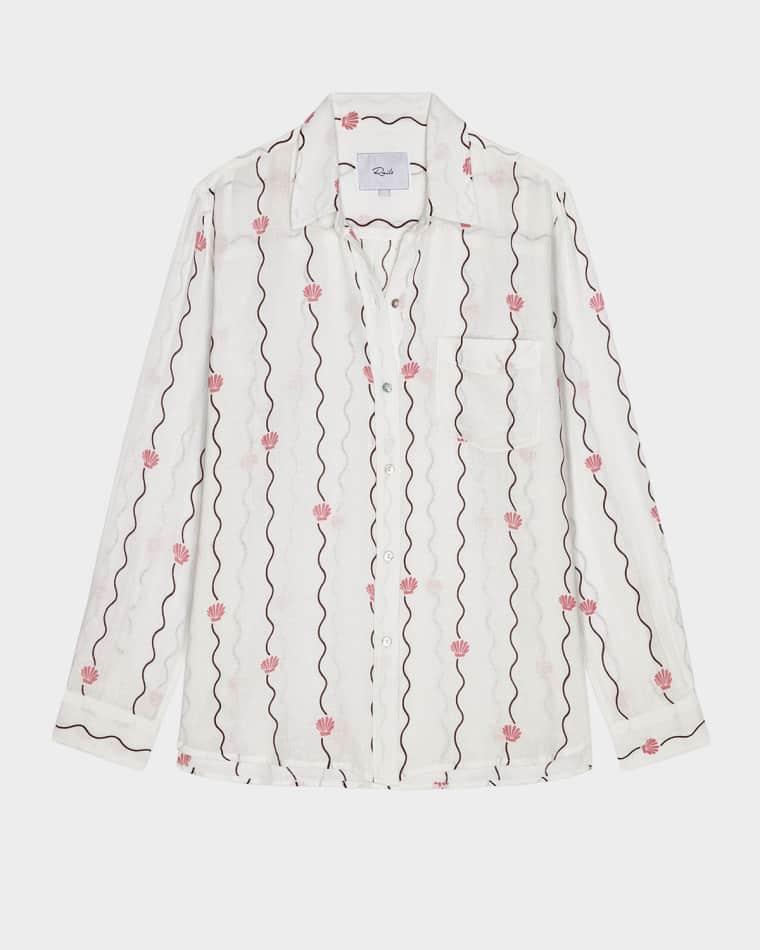 Charli Seashell Embroidered Shirt by RAILS