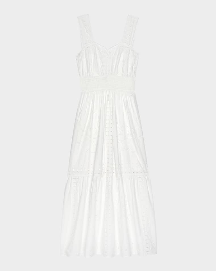 Fawn Eyelet Midi Dress by RAILS