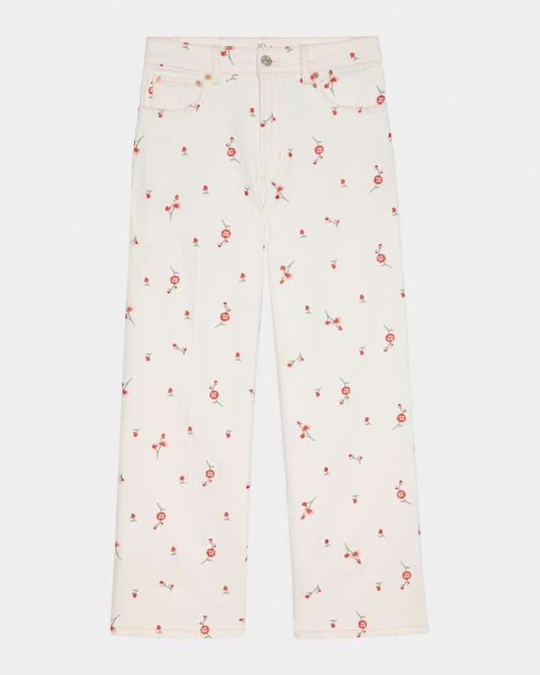 Getty Floral Crop Jeans by RAILS