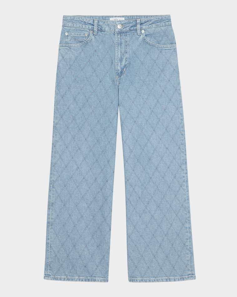 Getty Lattice Crop Jeans by RAILS
