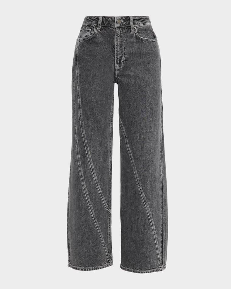 Getty Wide-Leg Twist Seam Jeans by RAILS