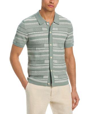 Henri Relaxed Fit Knit Polo Top by RAILS