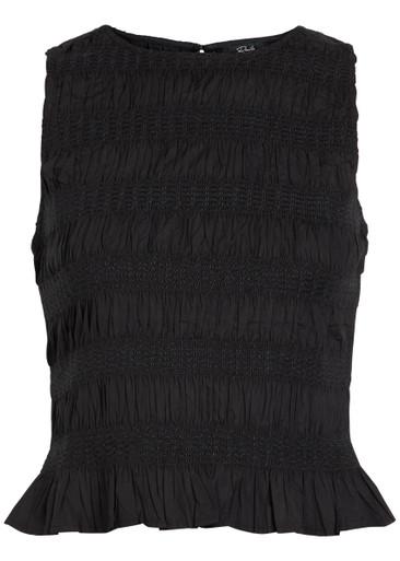 Kane smocked cotton top by RAILS