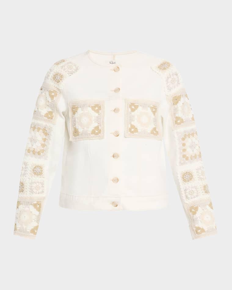 Lido Crochet Denim Jacket by RAILS