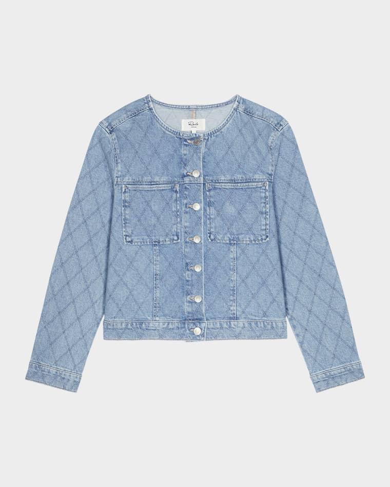 Lido Quilted Denim Jacket by RAILS