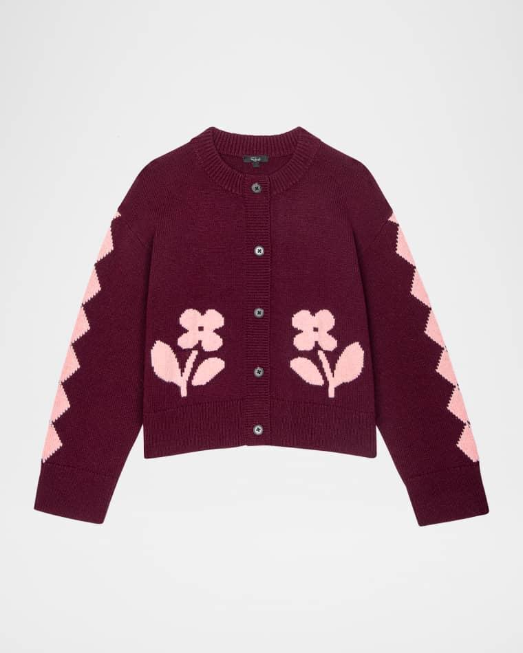 Mavie Floral Diamond Cardigan by RAILS