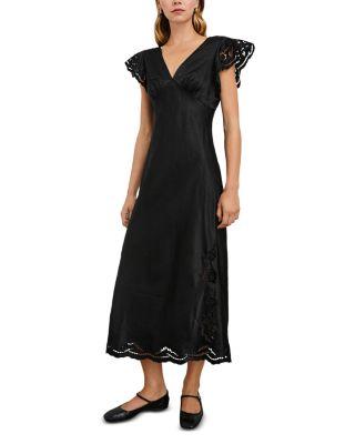 Mckenna Lace Trim Midi Dress by RAILS