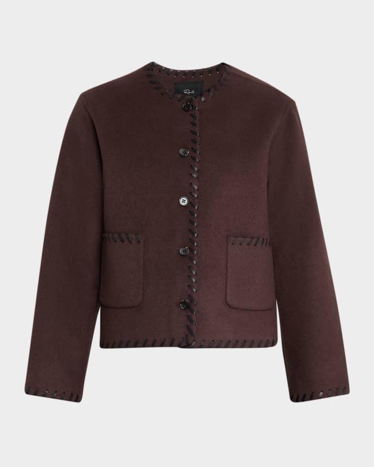 Melanie Boxy Wool-Blend Jacket by RAILS