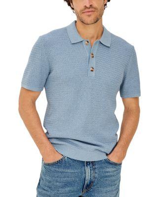Nathan Relaxed Fit Knit Polo Shirt by RAILS